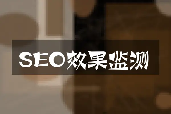 SEO效果监测